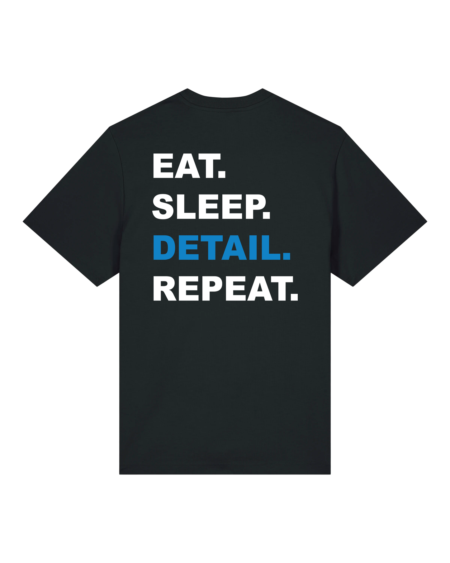 T-shirt eat sleep - Blauw